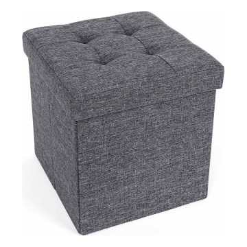 Tabure SULTAN 38x38 cm sivi