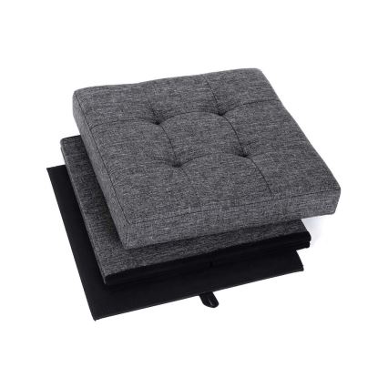 Tabure SULTAN 38x38 cm sivi