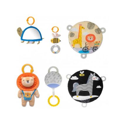 Taf Toys - Dječja podloga za igranje s prečkom savana 2xAAA
