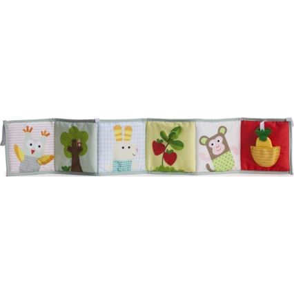 Taf Toys - Dječja tekstilna knjiga 3u1 životinjice