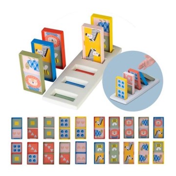 Taf Toys - Dječji domino 4u1 životinjice