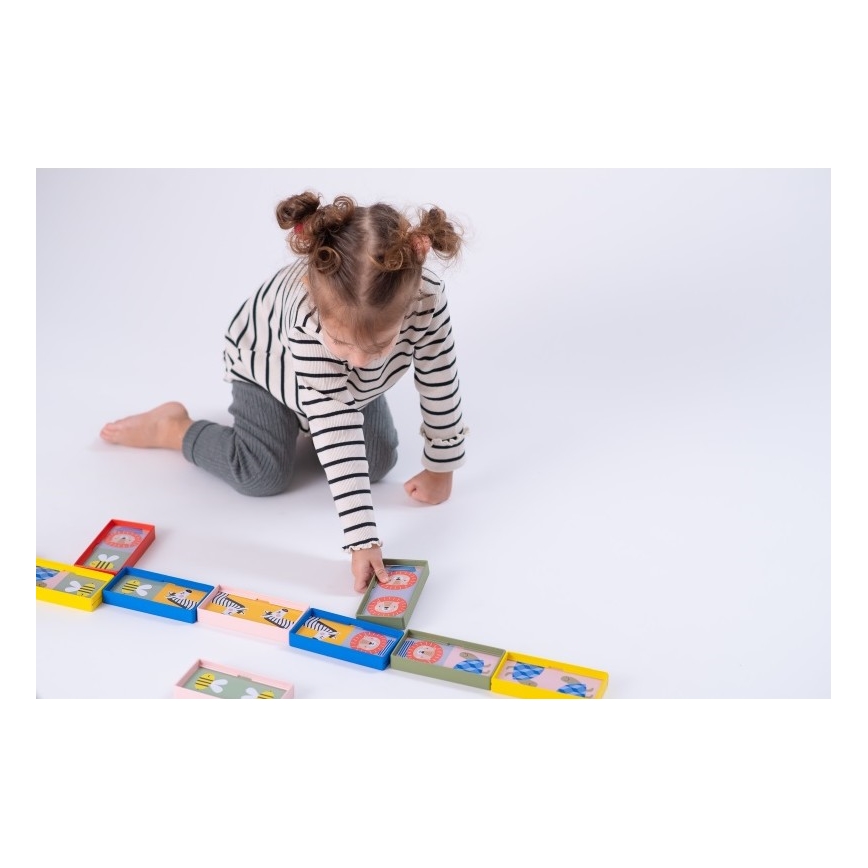 Taf Toys - Dječji domino 4u1 životinjice