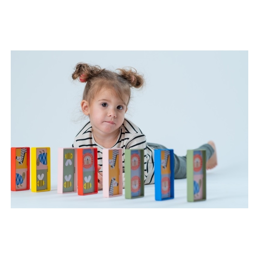 Taf Toys - Dječji domino 4u1 životinjice