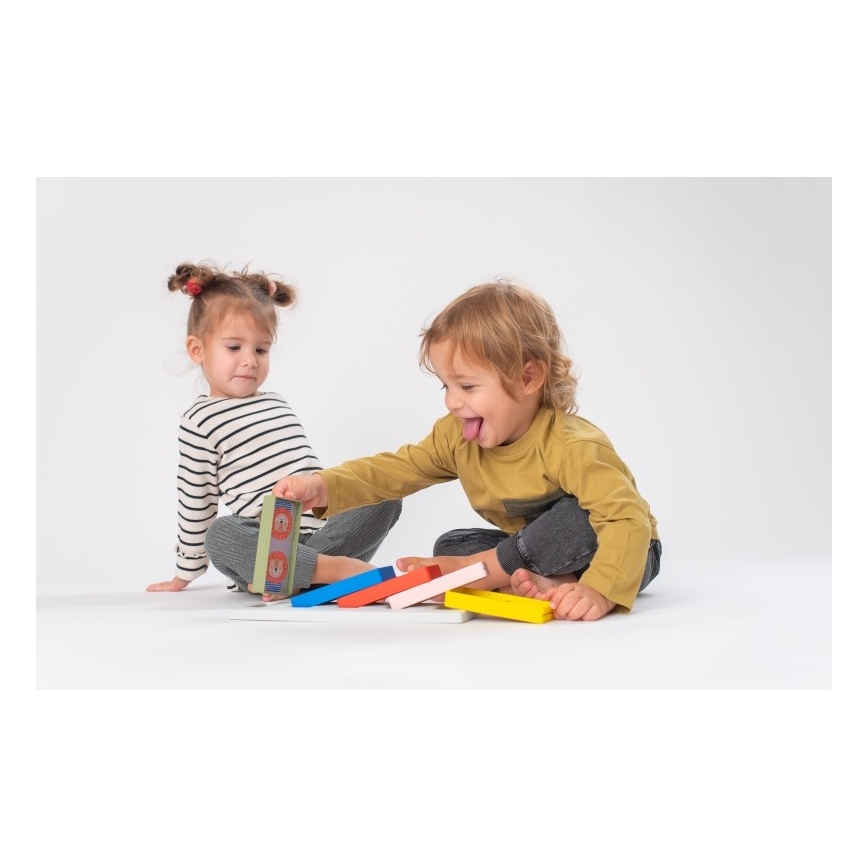 Taf Toys - Dječji domino 4u1 životinjice