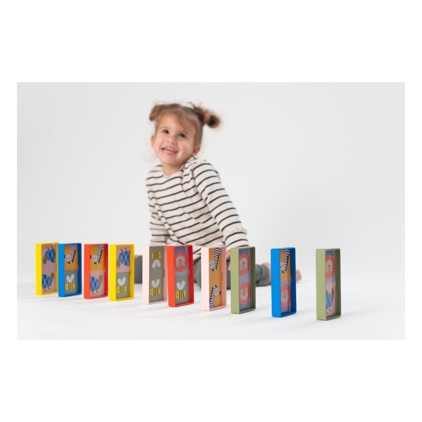 Taf Toys - Dječji domino 4u1 životinjice