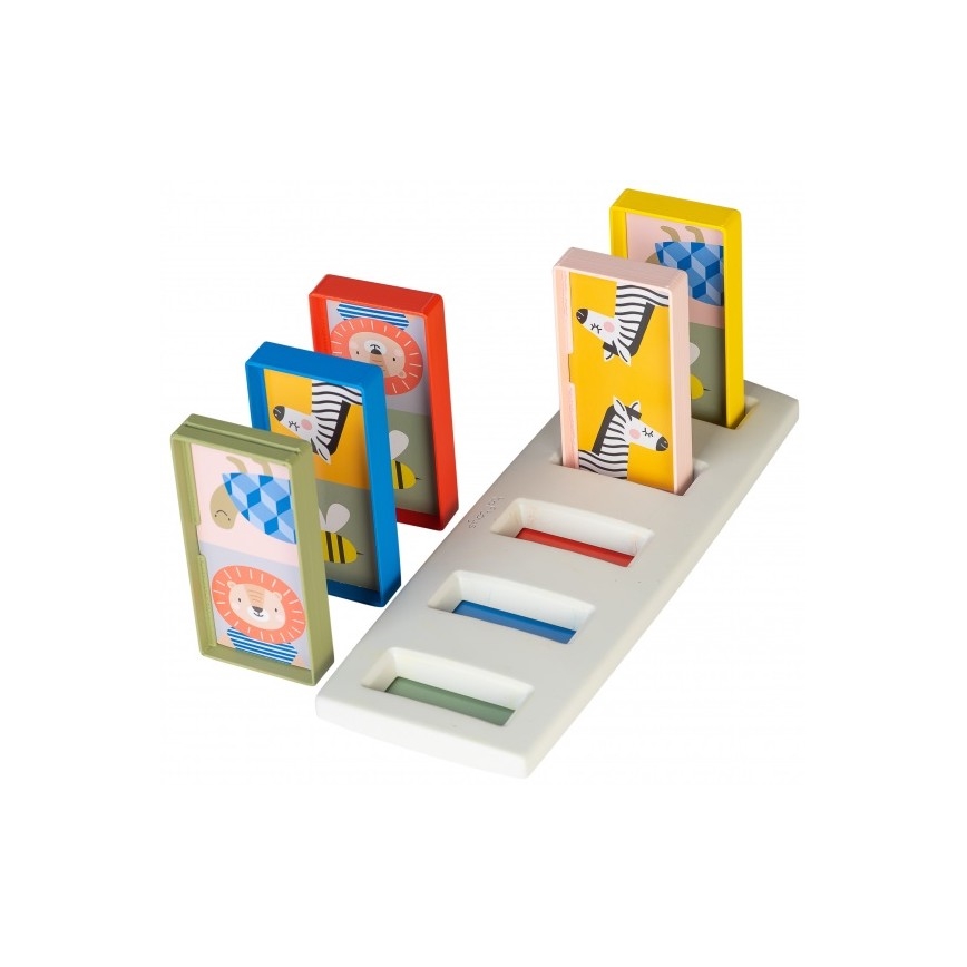 Taf Toys - Dječji domino 4u1 životinjice