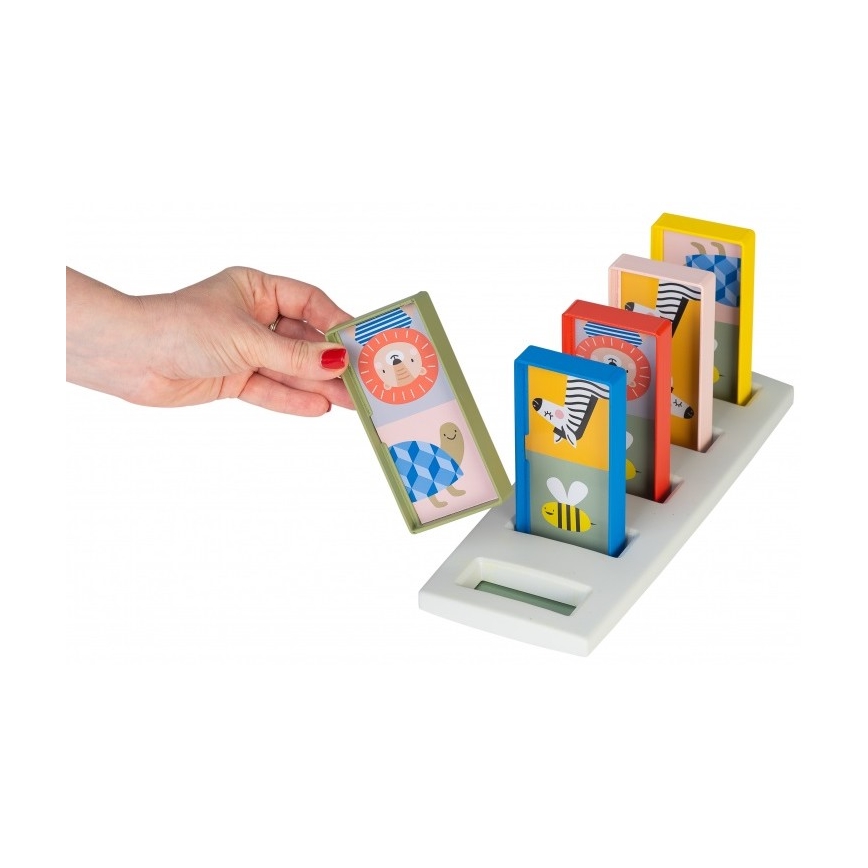 Taf Toys - Dječji domino 4u1 životinjice