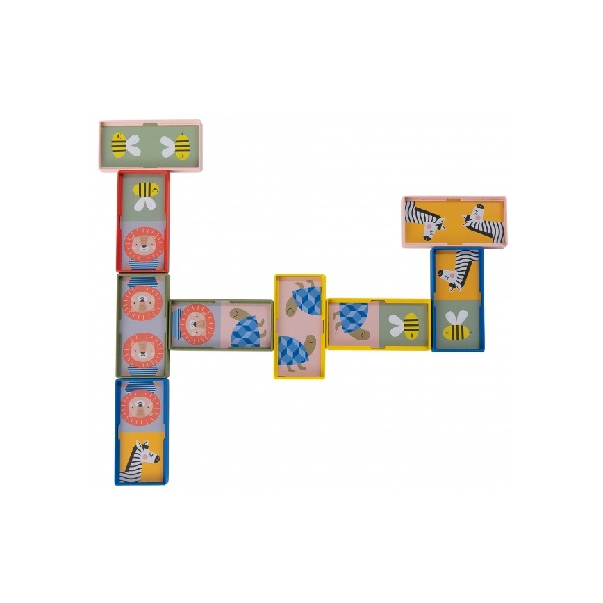 Taf Toys - Dječji domino 4u1 životinjice