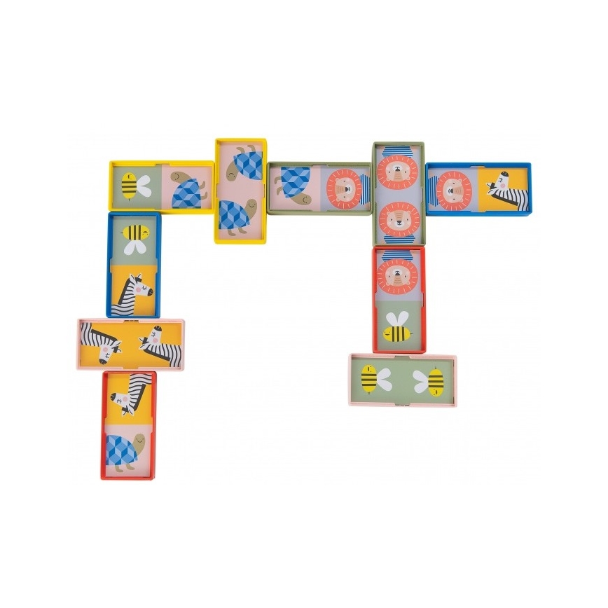 Taf Toys - Dječji domino 4u1 životinjice