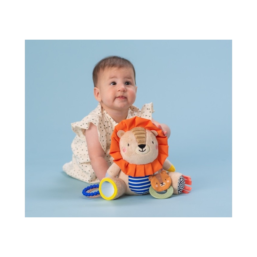 Taf Toys - Plišana igračka s grizalima 25 cm lav