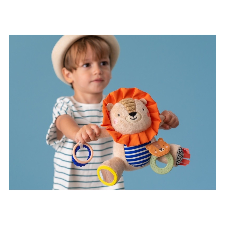 Taf Toys - Plišana igračka s grizalima 25 cm lav