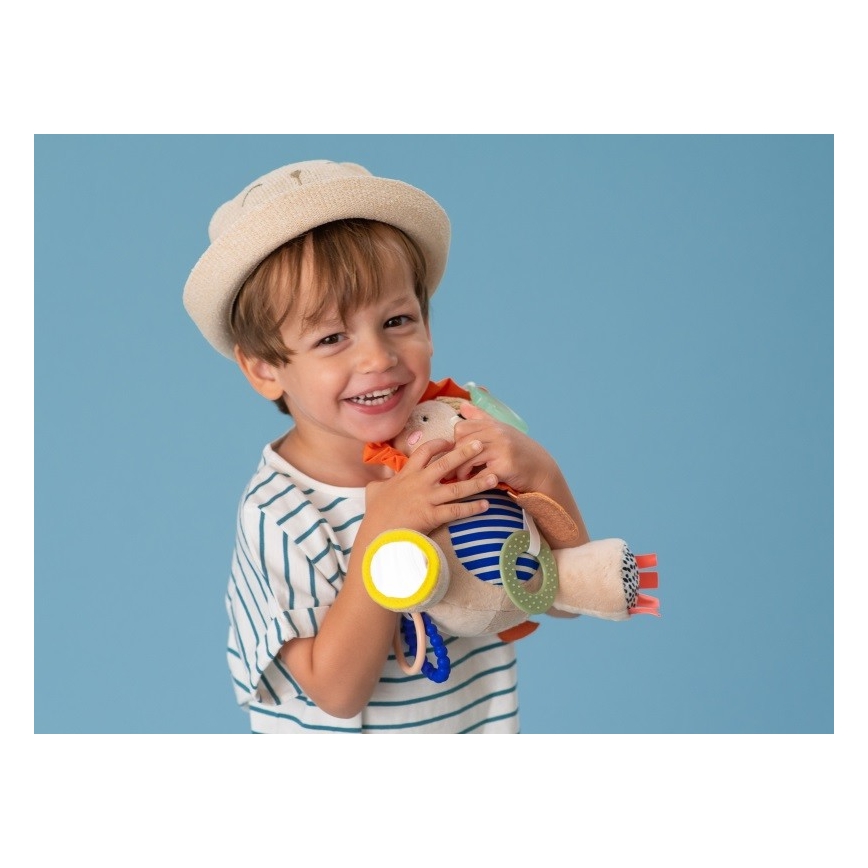 Taf Toys - Plišana igračka s grizalima 25 cm lav