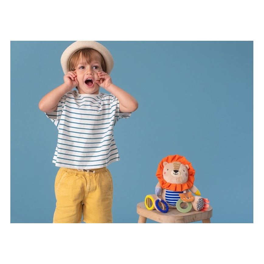 Taf Toys - Plišana igračka s grizalima 25 cm lav