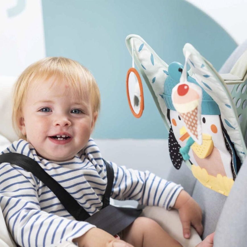 Taf Toys - Viseća glazbena igračka za automobil pingvin