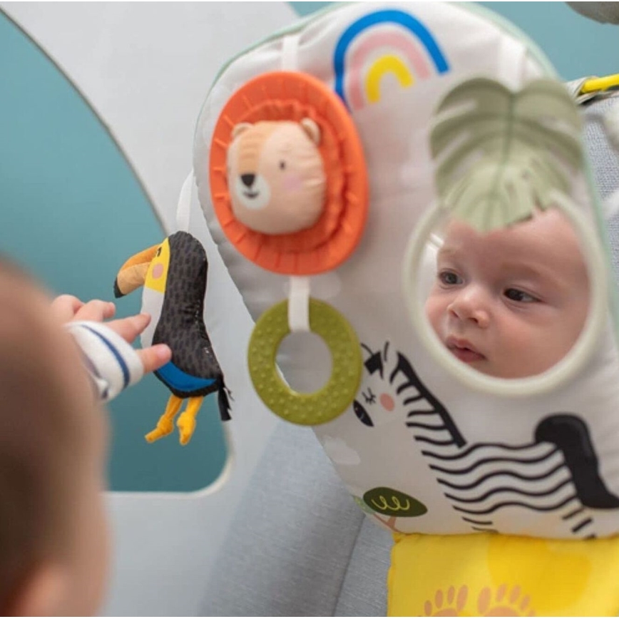 Taf Toys - Viseća glazbena igračka za automobil savana 3xAG13