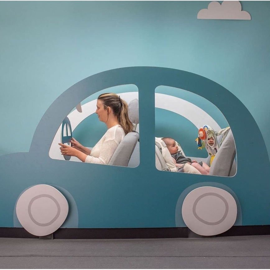 Taf Toys - Viseća glazbena igračka za automobil savana 3xAG13