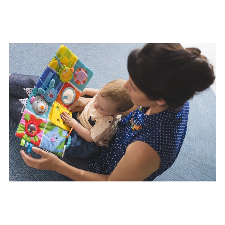 Taf Toys - Viseća interaktivna igračka za krevetić Životinjice 2xAA