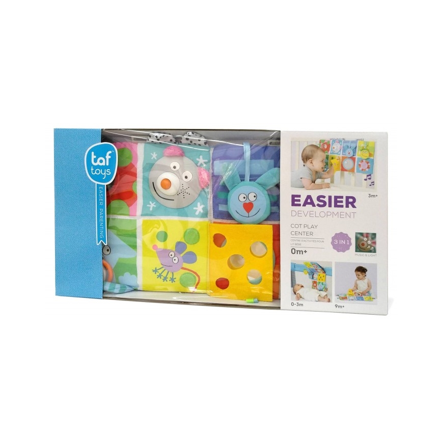 Taf Toys - Viseća interaktivna igračka za krevetić Životinjice 2xAA