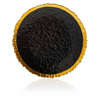 Jelovnik tanjur KATI 25 cm crna/zlatna