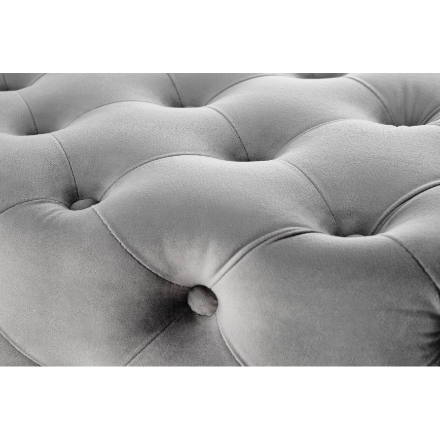 Tapecirana klupa ATHENA 40x100 cm siva/zlatna