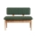 Tapecirana klupa VINA 85x110 cm zelena/bor atlantic