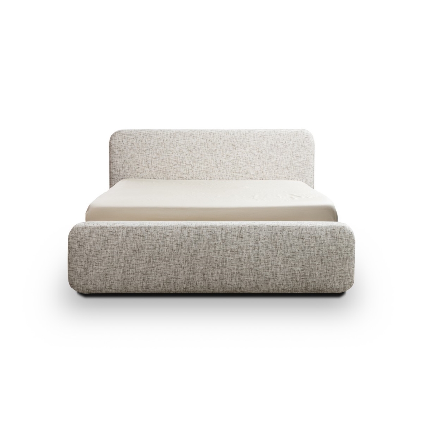 Tapecirani krevet LAJLA bez madraca, 180 x 200 cm, bež