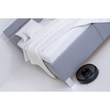 Tapecirani krevet s madracem i prostorom za pohranu ALIS 180x200 cm svijetlosiva