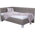 Tapecirani krevet s madracem i prostorom za pohranu MARIA PETITE 120x200 cm taupe