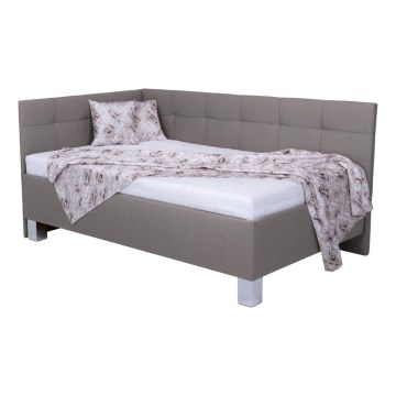 Tapecirani krevet s madracem i prostorom za pohranu MARIA PETITE 120x200 cm taupe