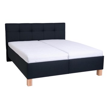 Tapecirani krevet s prostorom za pohranu bez madraca MARIA 160x200 cm antracit