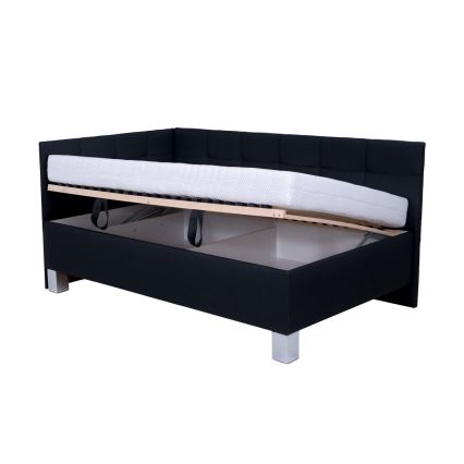 Tapecirani krevet s prostorom za pohranu bez madraca MARIA PETITE 120x200 cm antracit