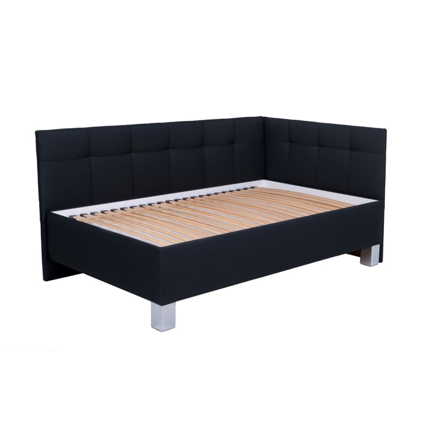 Tapecirani krevet s prostorom za pohranu bez madraca MARIA PETITE 120x200 cm antracit