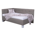 Tapecirani krevet s prostorom za pohranu bez madraca MARIA PETITE 120x200 cm taupe