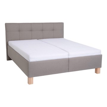 Tapecirani krevet sa skladišnim prostorom bez madraca MARIA 180x200 cm taupe