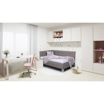 Tapecirani krevet sa skladišnim prostorom bez madraca MARIA PETITE 120x200 cm taupe