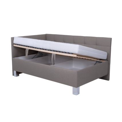 Tapecirani krevet sa skladišnim prostorom bez madraca MARIA PETITE 120x200 cm taupe