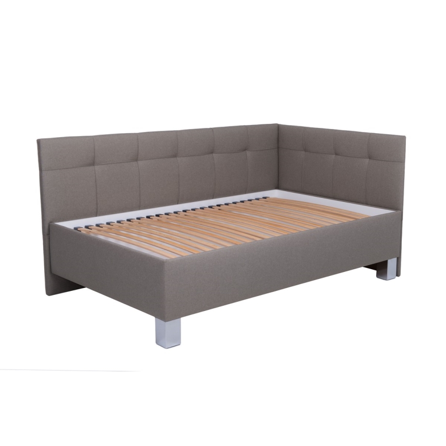 Tapecirani krevet sa skladišnim prostorom bez madraca MARIA PETITE 120x200 cm taupe