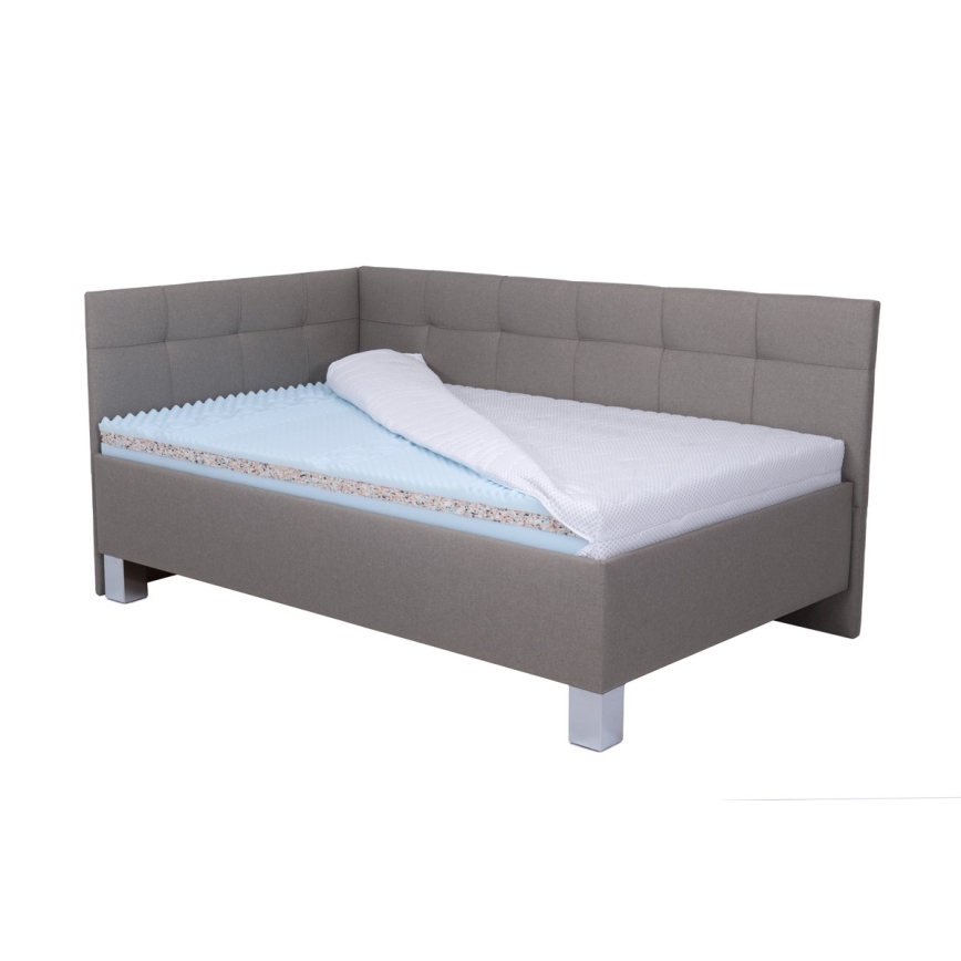 Tapecirani krevet sa skladišnim prostorom bez madraca MARIA PETITE 120x200 cm taupe