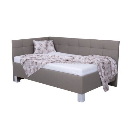 Tapecirani krevet sa skladišnim prostorom bez madraca MARIA PETITE 120x200 cm taupe