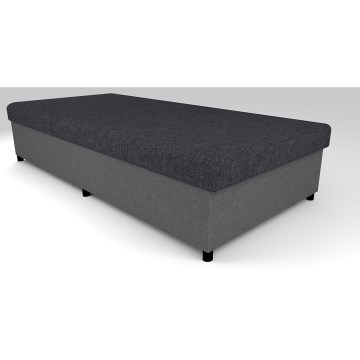 Tapecirani ležaj s prostorom za pohranu CORY 80x200 siva