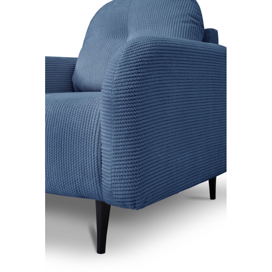 Tapecirani naslonjač CLOUDY, plavi