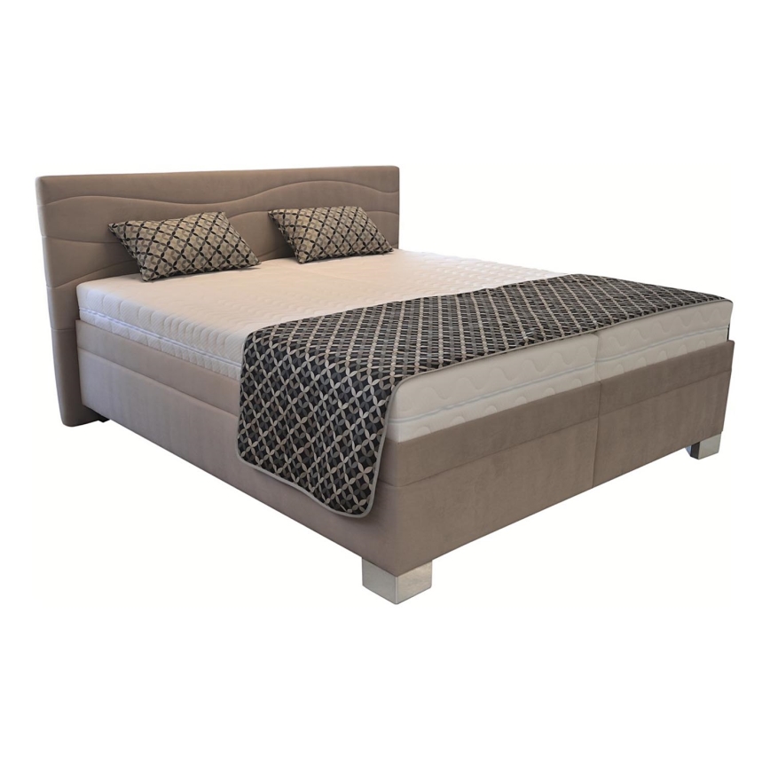 Tapecirano krevet bez madraca WINDSOR 180x200 cm bež