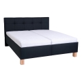 Tapecirano krevet s prostorom za pohranu bez madraca MARIA 180x200 cm antracit