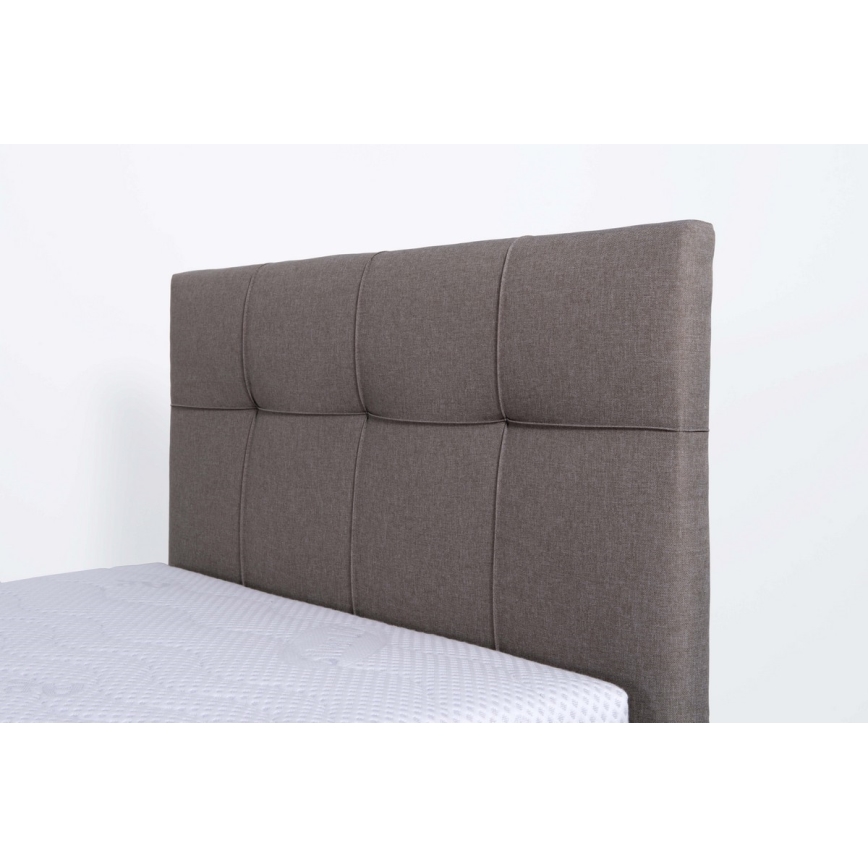 Tapičeni krevet s prostorom za pohranu bez madraca MARIA ONE 90x200 cm taupe