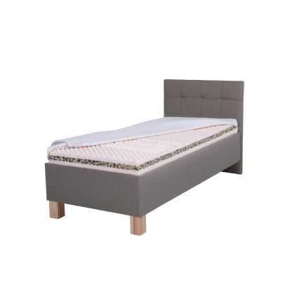 Tapičeni krevet s prostorom za pohranu bez madraca MARIA ONE 90x200 cm taupe