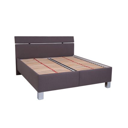 Tapišani krevet s prostorom za pohranu bez madraca ALIS 160x200 cm smeđi