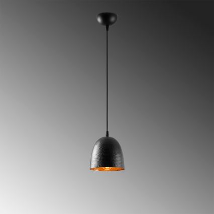 TATTOO viseća lampa 1xE27/40W/230V Ø 16 cm crna