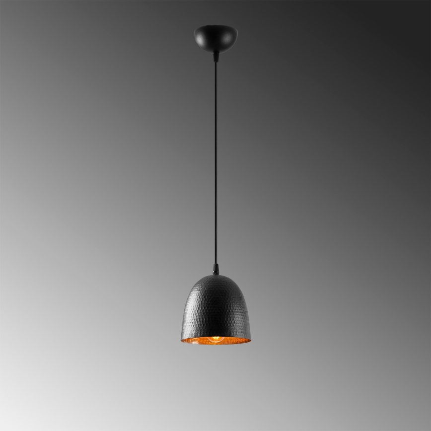 TATTOO viseća lampa 1xE27/40W/230V Ø 16 cm crna