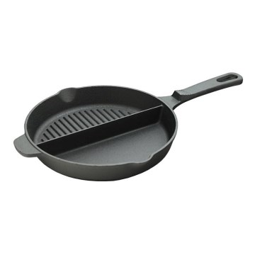 Tava za roštilj s dva odjeljka, promjer 25 cm