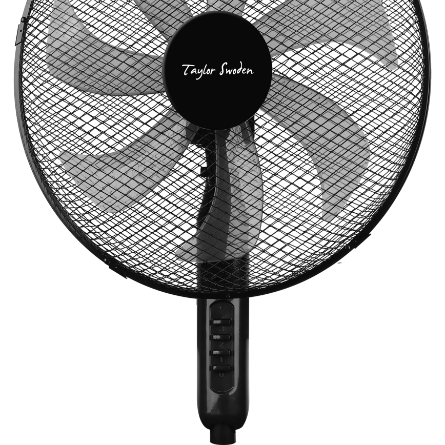 Taylor Swoden - Stojeći ventilator 50W/230V 122 cm crni